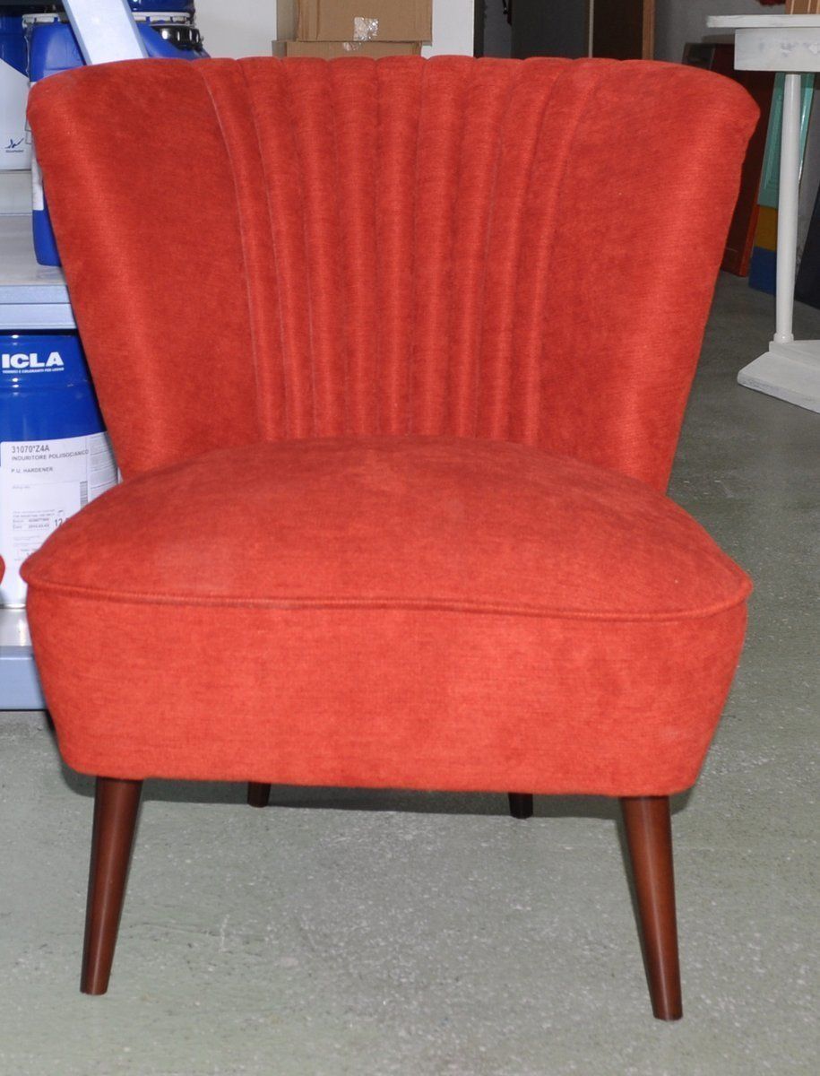 Red Cocktail Chair, 1960s photo vinterior