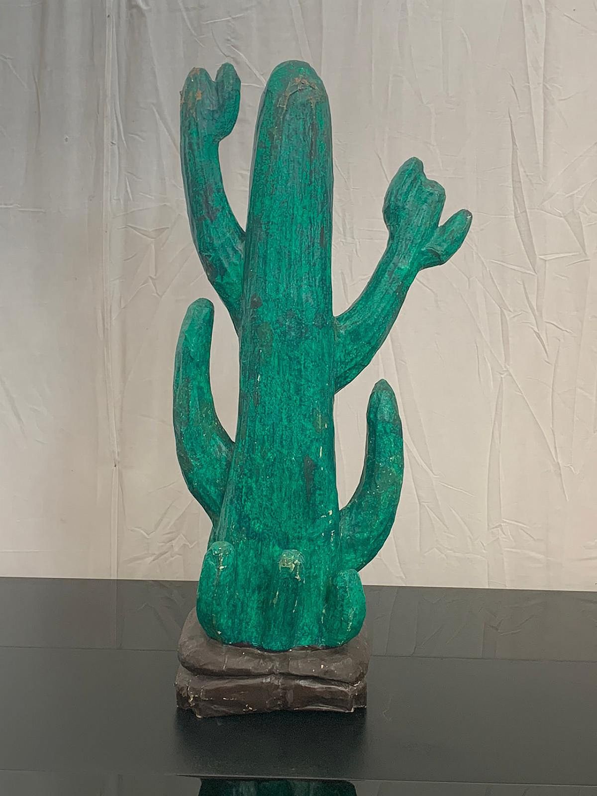 Papier Mâché Cactus Sculpture By Roy Roberts, 1970s photo furniture