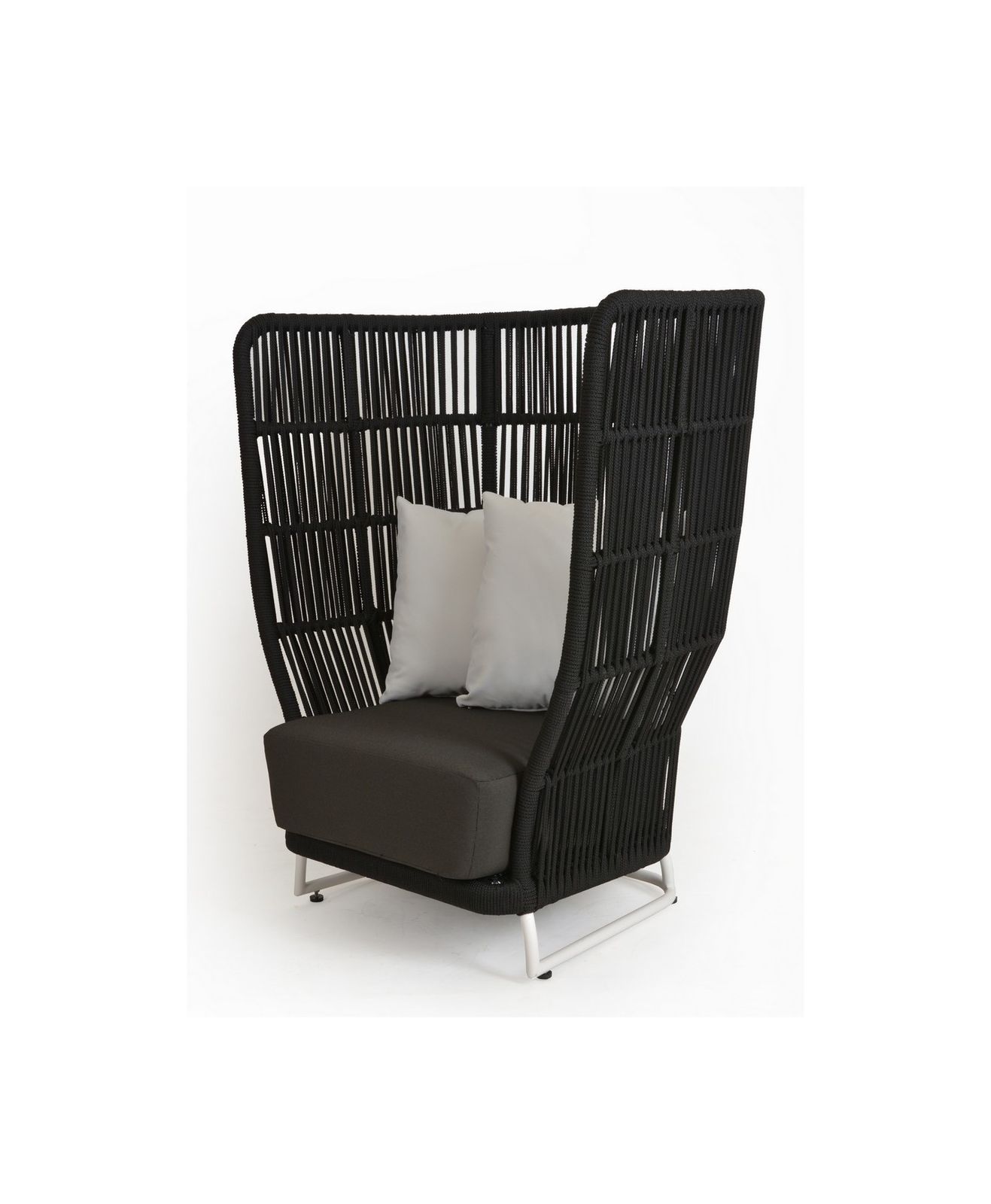 Design Fauteuil Met Hoge Rugleuning Voor Buiten