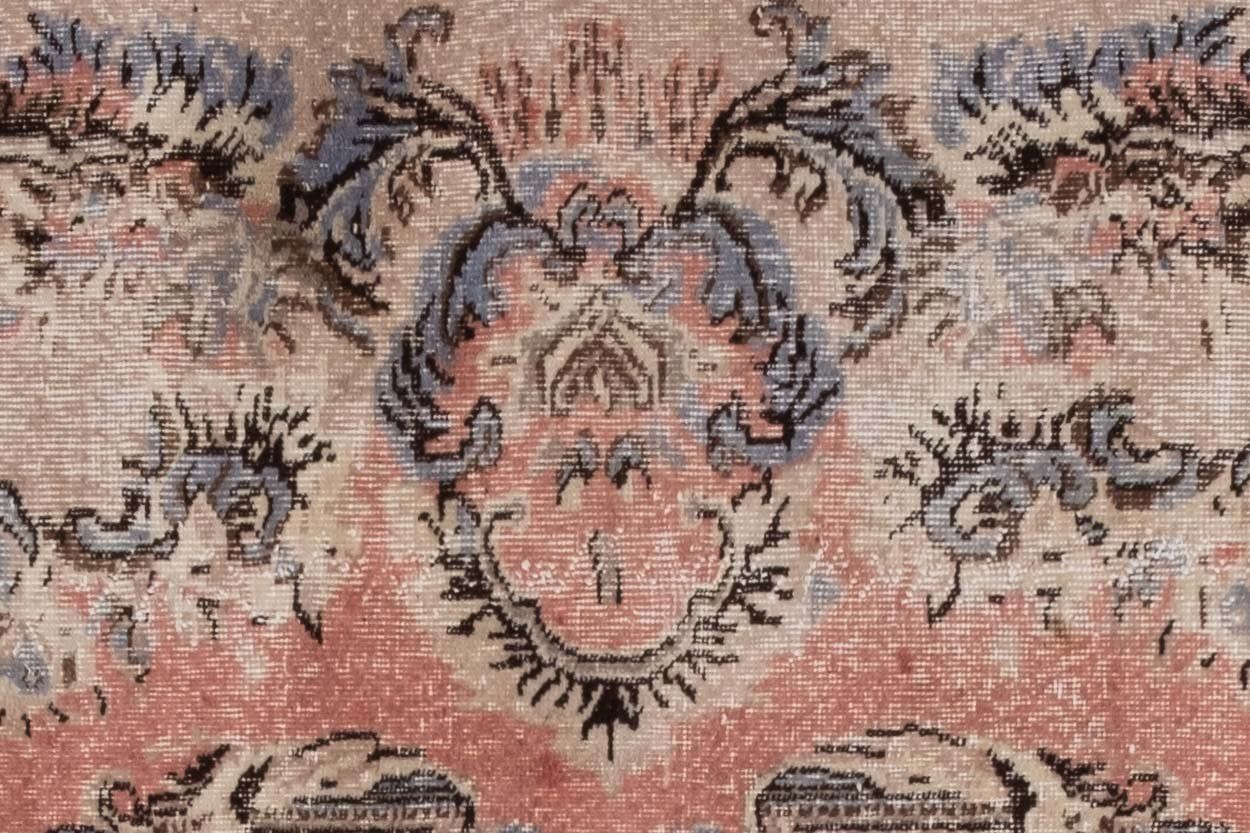 Vintage Industrial Style Turkish Oushak Rug, 1970s photo vintage