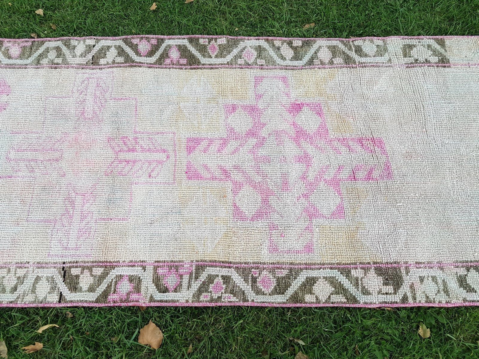 Turkish Kurdish Distressed Hallway Runner Rug, 1970s photo buy