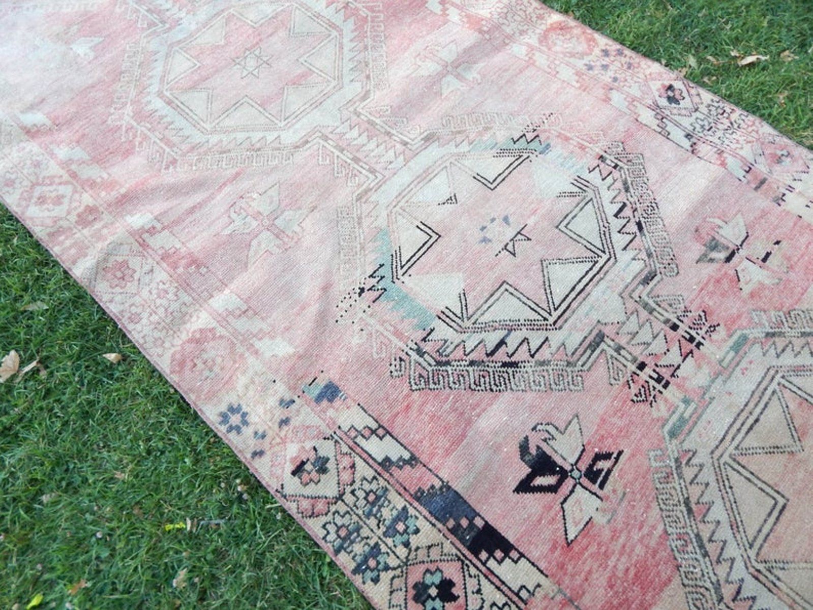 Oushak Runner Rug, 1970s photo 1088.0