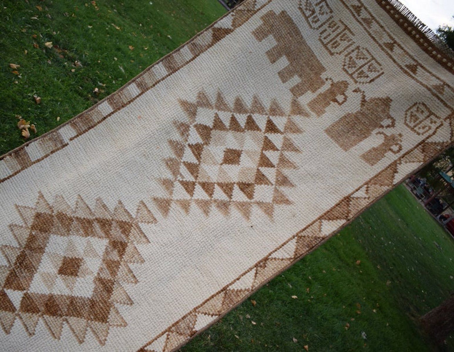 Turkish Hand Knotted Runner Rug photo vinterior