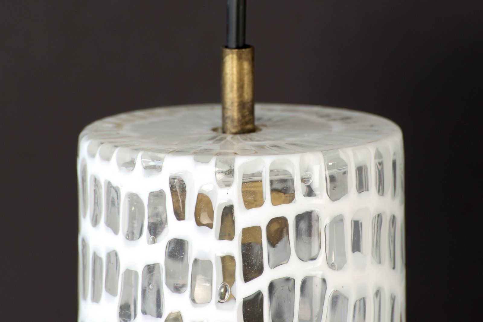 Italian Murano Glass Occhi Pendant Lamps By Tobia Scarpe For Venini, 1968, Set Of 2 photo Lighting