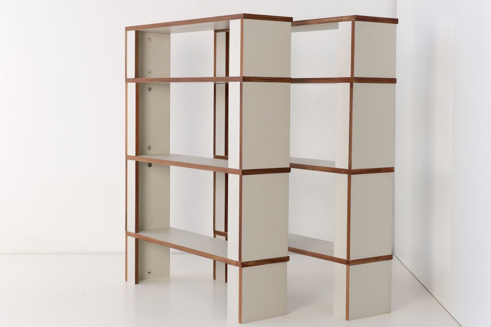 M 125 Shelves By Hans Gugelot For Bofinger, 1950s, Set Of 2 photo vinterior