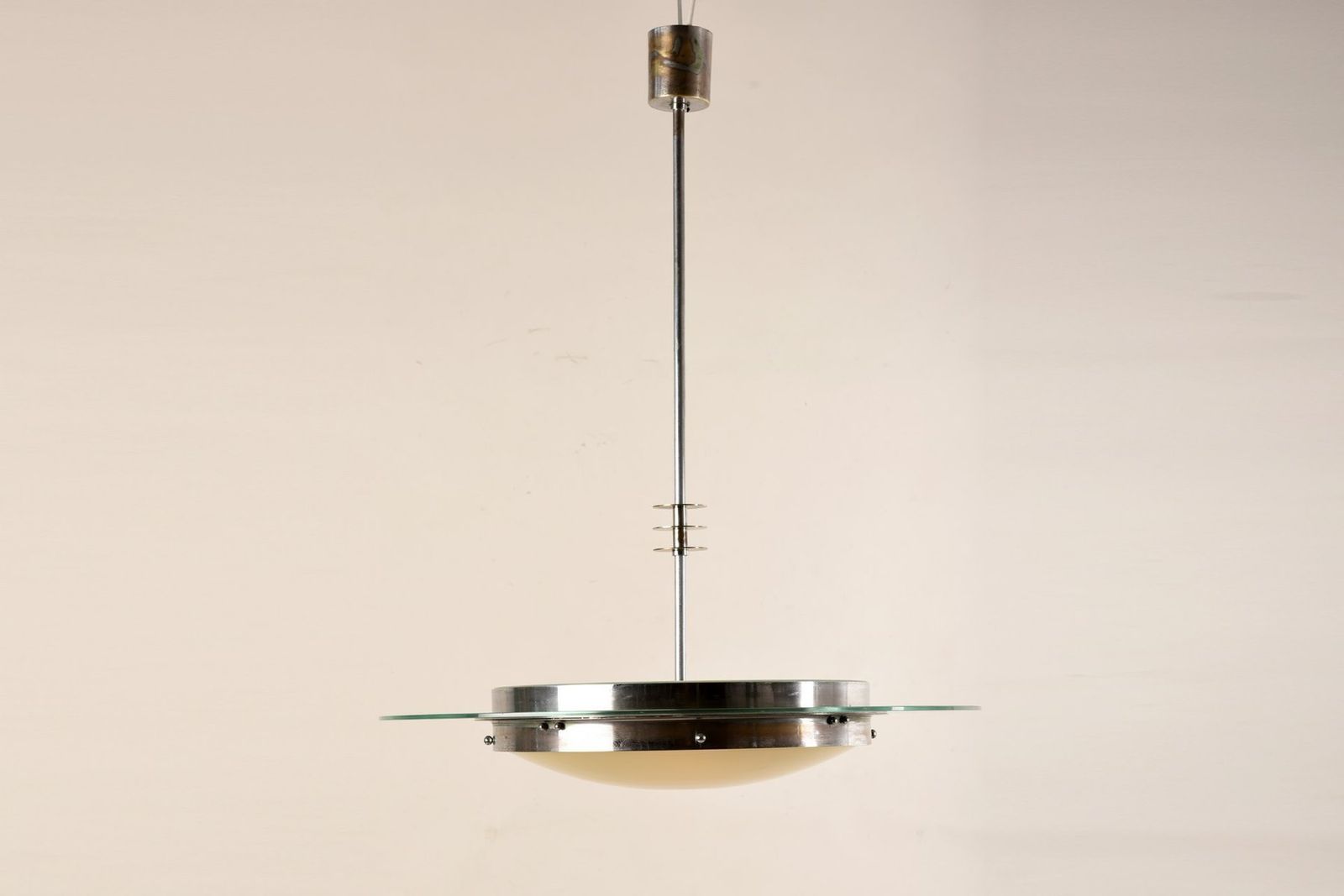 Italian Pendant Light By Pietro Chiesa For Fontana Arte, 1940s