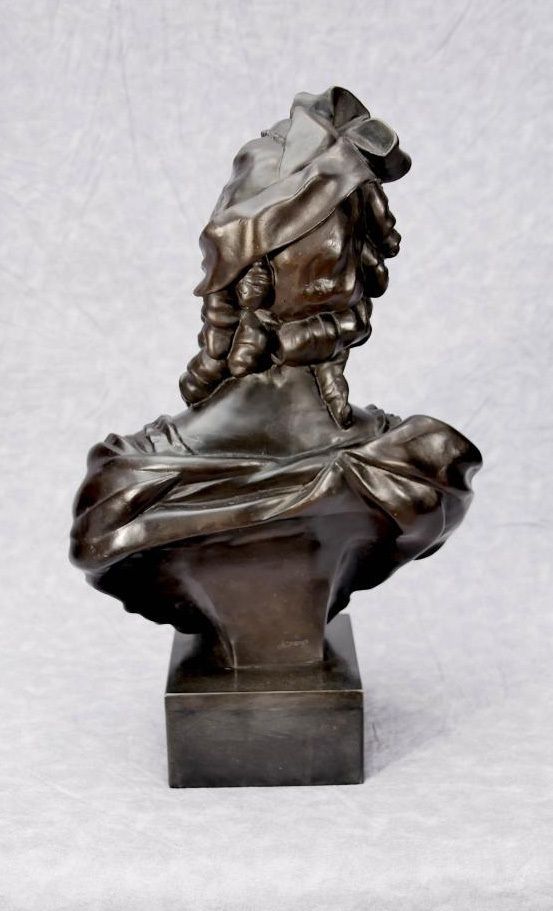 French Bronze Bust Marie Antoinette Casting Statue Queen Of France photo buy