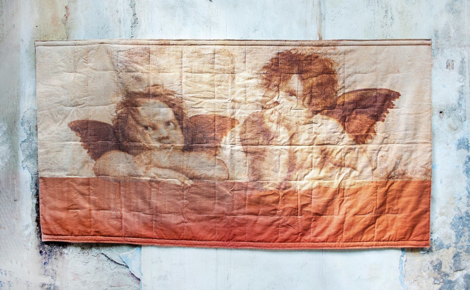 Raffaello Tapestry Van Enzo Mari Voor Interflex, Italië, 1993