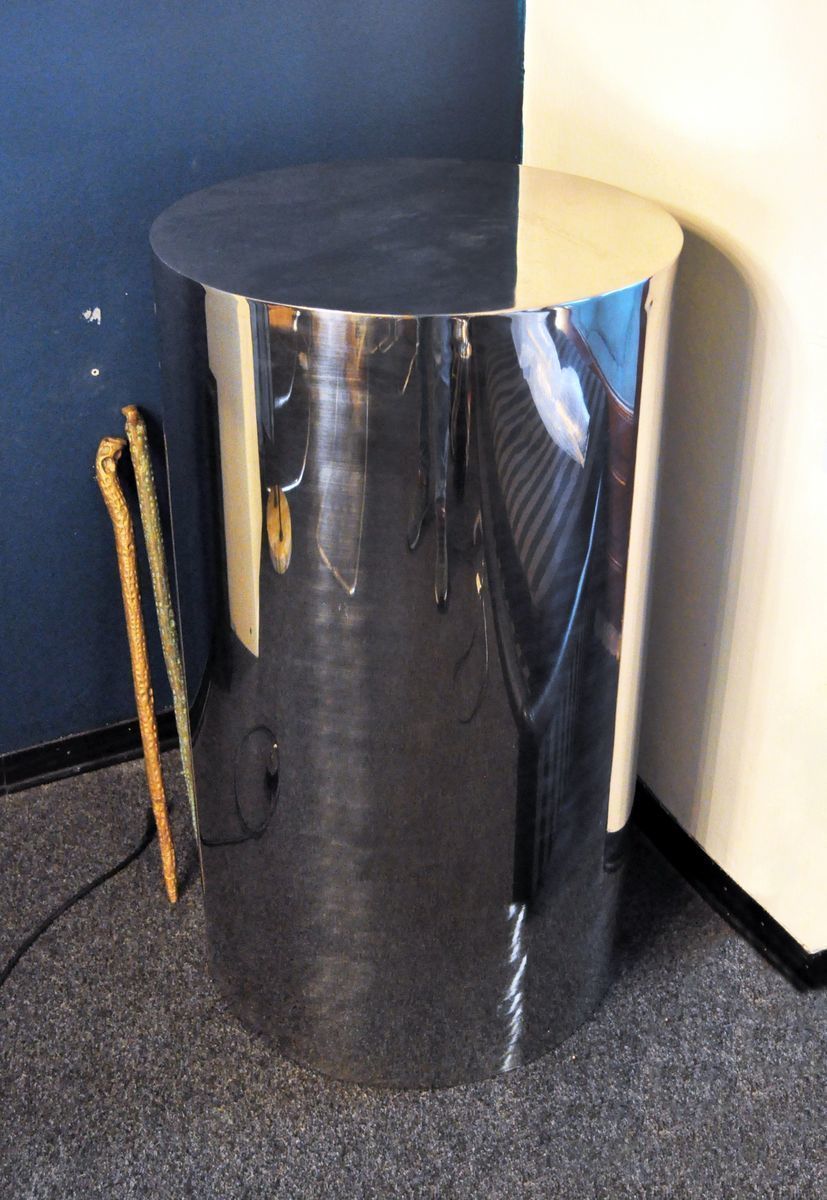 Steel Column Table, 1970s