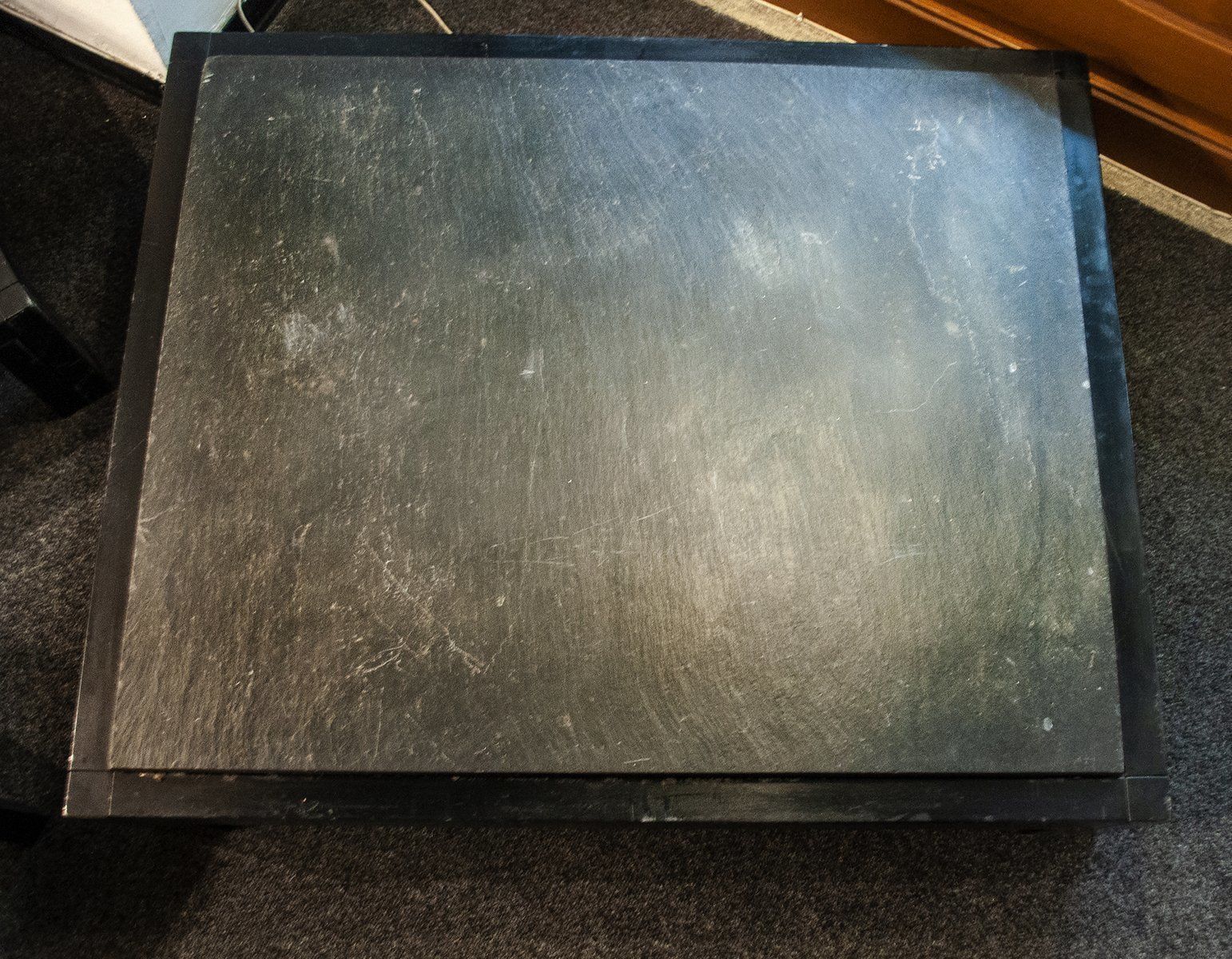 Italian Iron & Slate Coffee Tables From Urano Palma, 1970s, Set Of 3 photo 5265.52