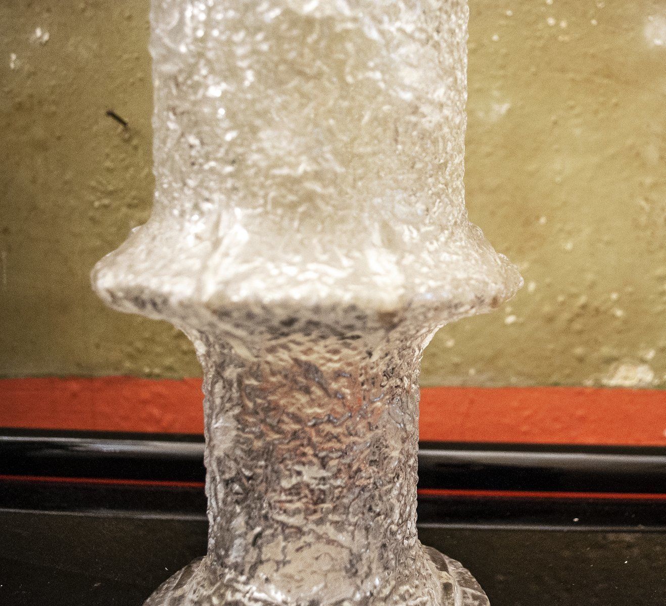 Glass Candleholder By Timo Sarpaneva For Iittala, 1980s photo Home Decor