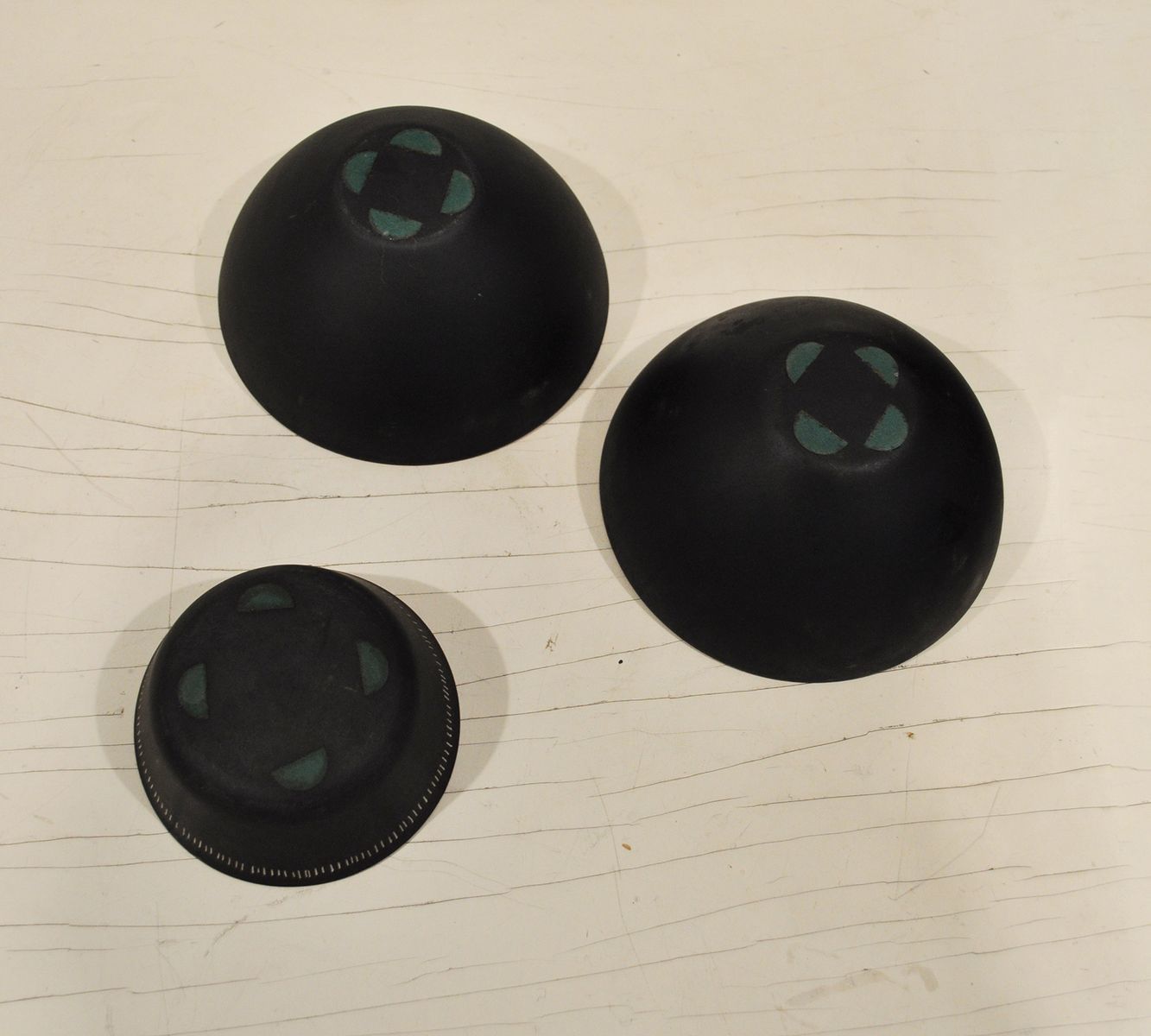 Krenit Bowls By Herbert Krenchel For Torben ørskov, 1953, Set Of 3 photo for sale