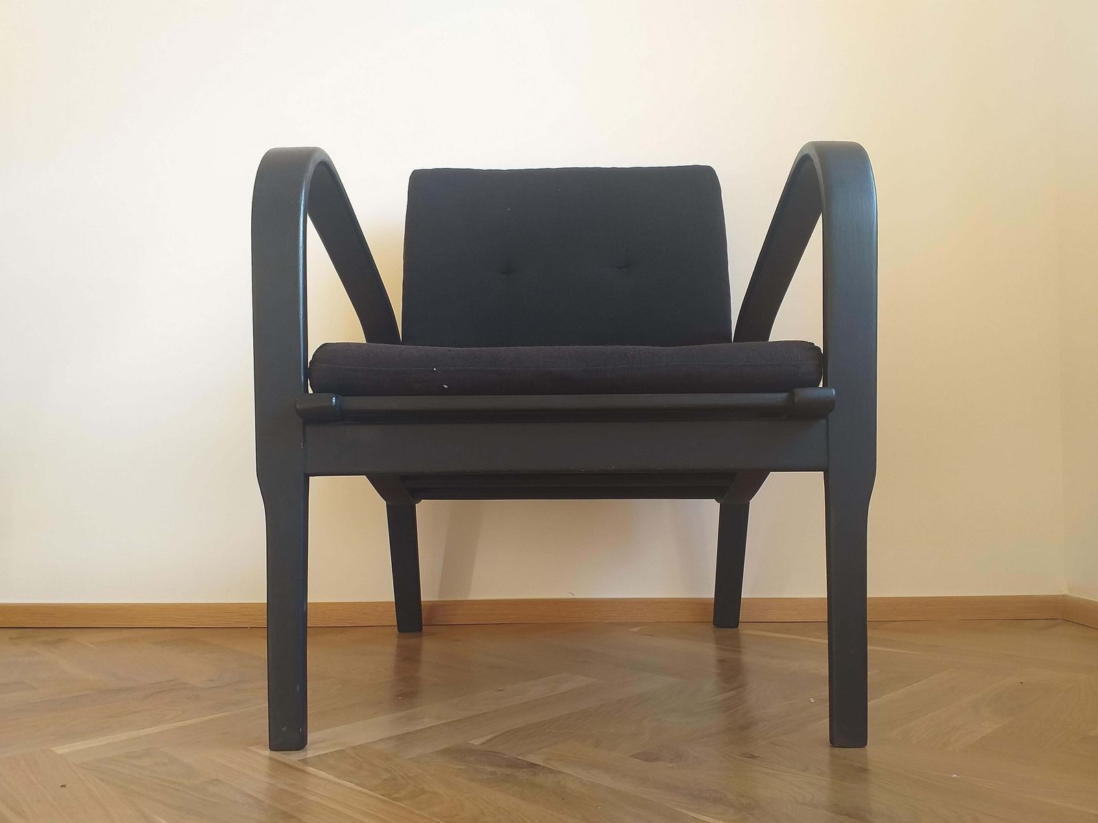 Mid Century Armchair In Style Of Kropacek And Kozelka, 1970s. photo vinterior