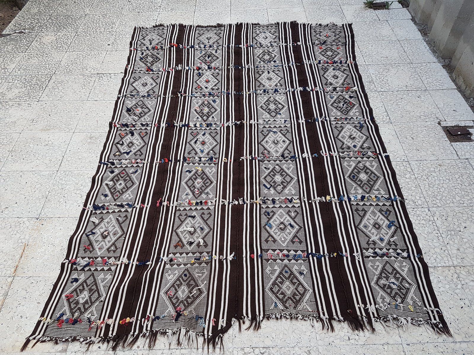 Vintage Kurdish Kilim Rug, 1970s