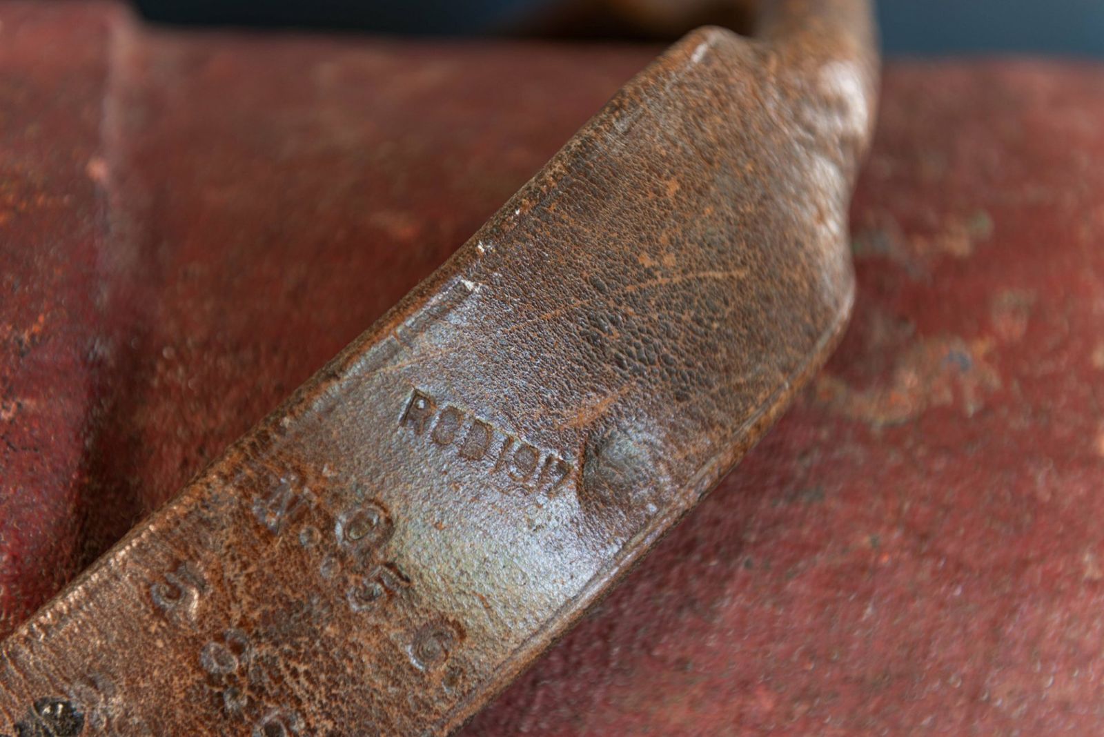 Ww1 Period Leather Cordite Carrier photo vinterior