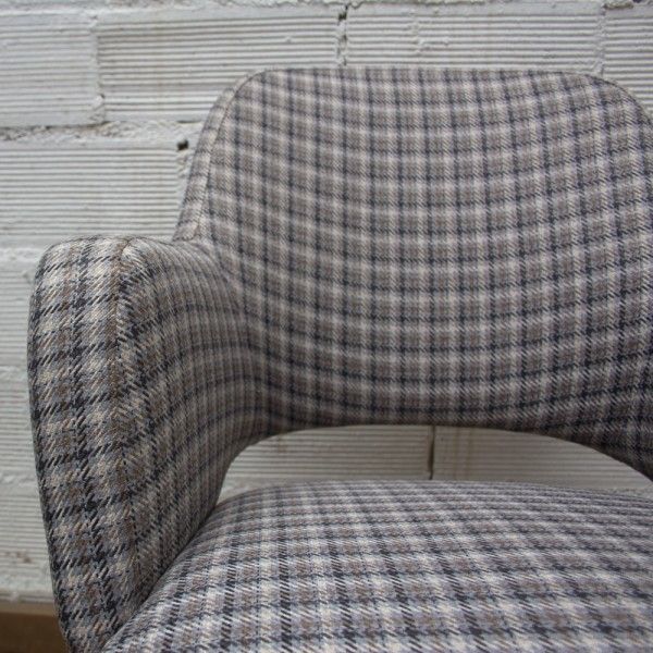 Upholstered Executive Style Armchair, France, 1960's photo vinterior