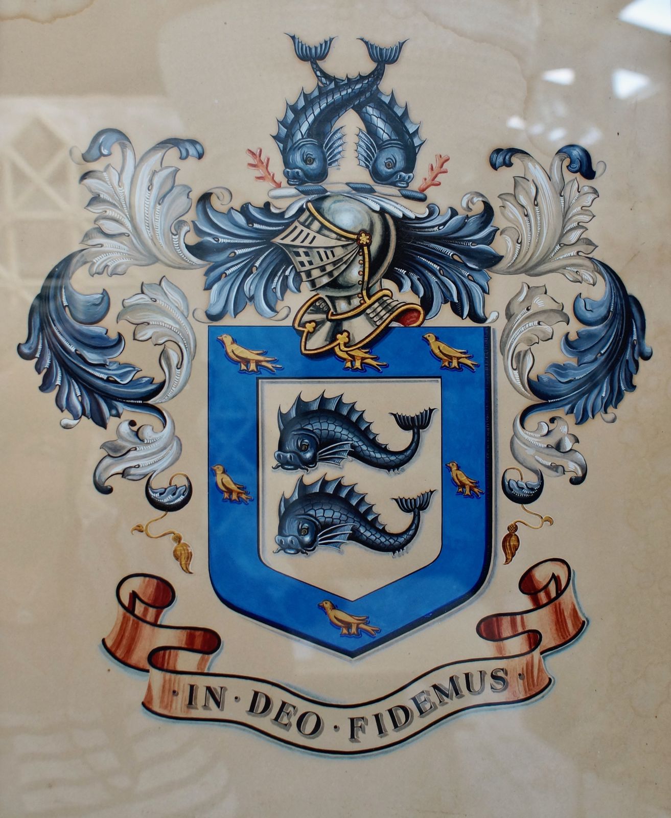 Edwardian Brighton Sussex Coat Of Arms photo Art