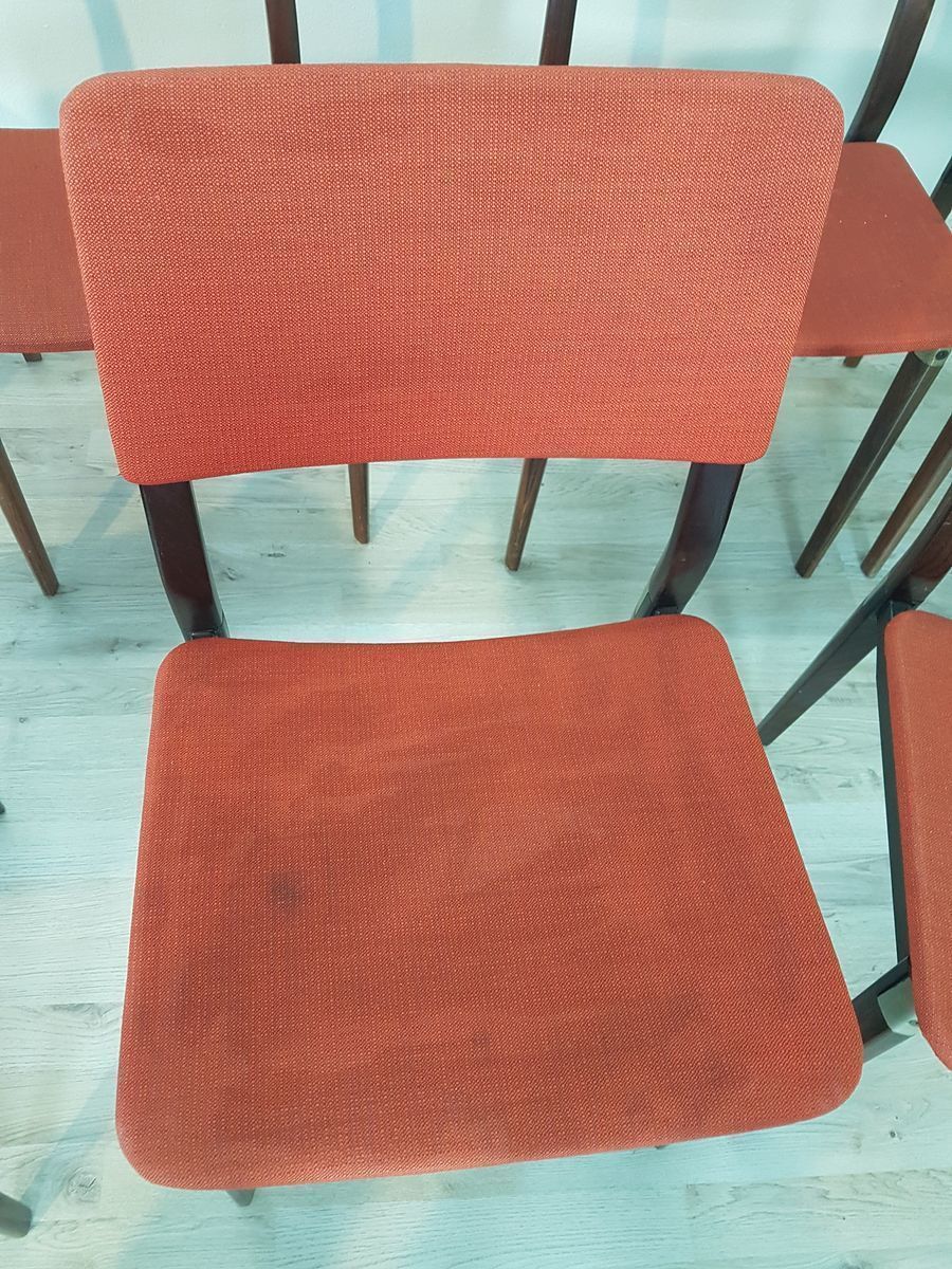 Mid Century Chairs In Rosewood By Eugenio Gerli For Tecno, 1960s, Set Of 8 photo 5830.48