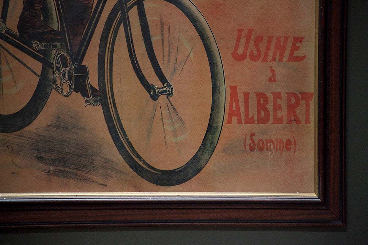 Original, Extra Large, Linen Backed Poster For "Cycles Rochet" Circa 1895 photo for sale