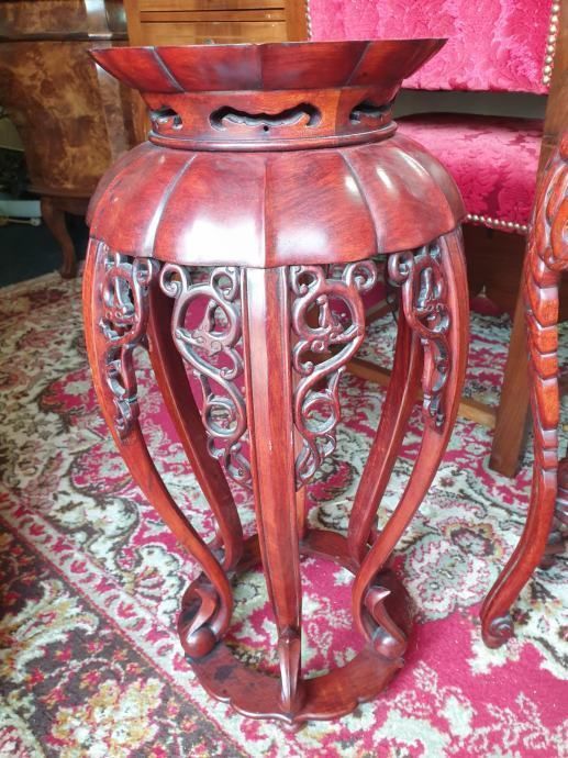 Two Carved Pillars / Stands photo for sale