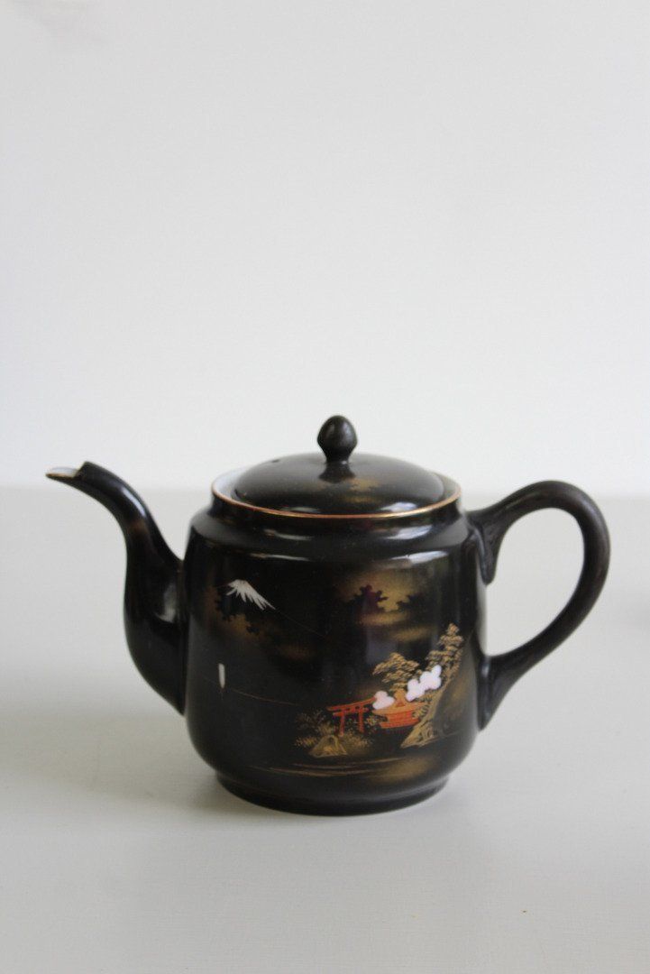 Black Satsuma Part Tea Service photo buy