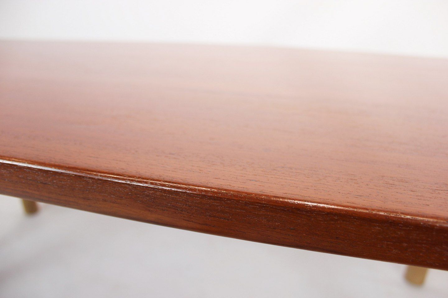 Coffee Table In Teak And Oak By Hans J. Wegner And Andreas Tuck, From The 1960s. photo vinterior
