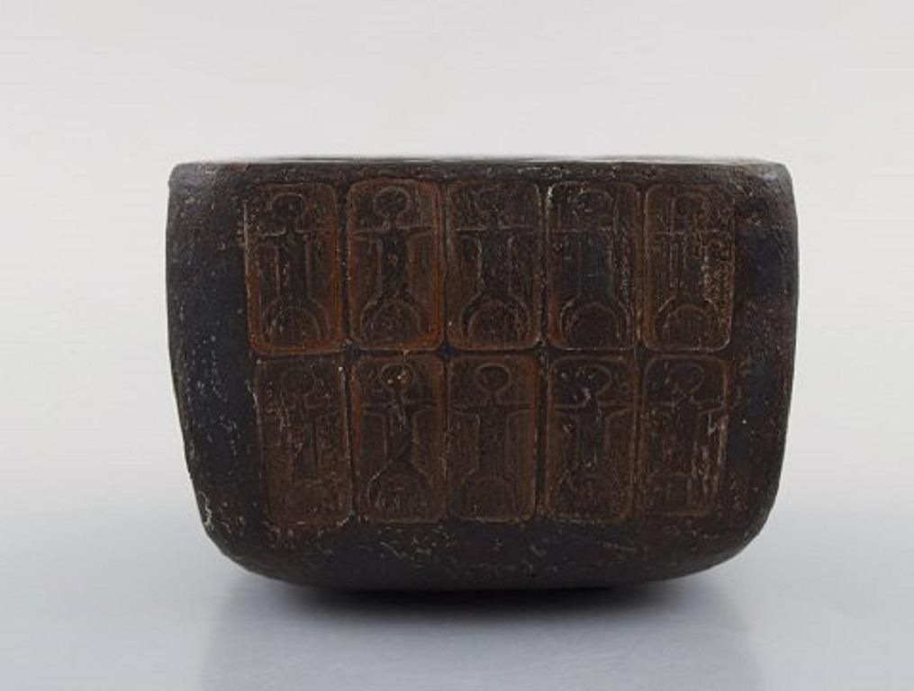 Lizzie Schnakenburg Thyssen, Danish Artist, Unique Ceramic Bowl photo for sale