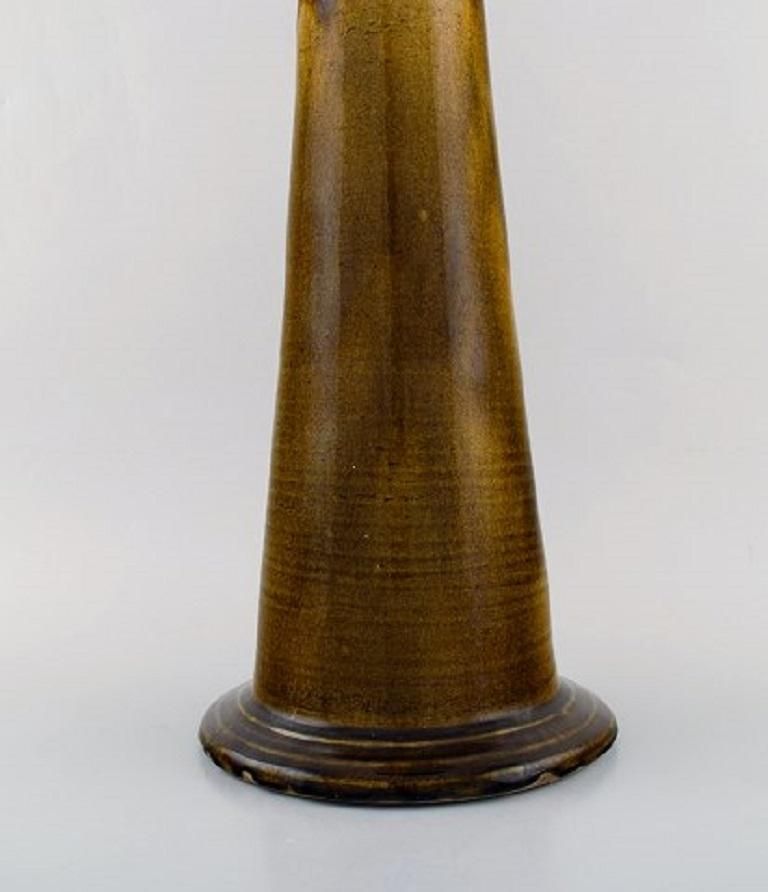 Nils Kähler For Kähler, Denmark. Colossal Candleholder In Glazed Ceramics photo 1289.0