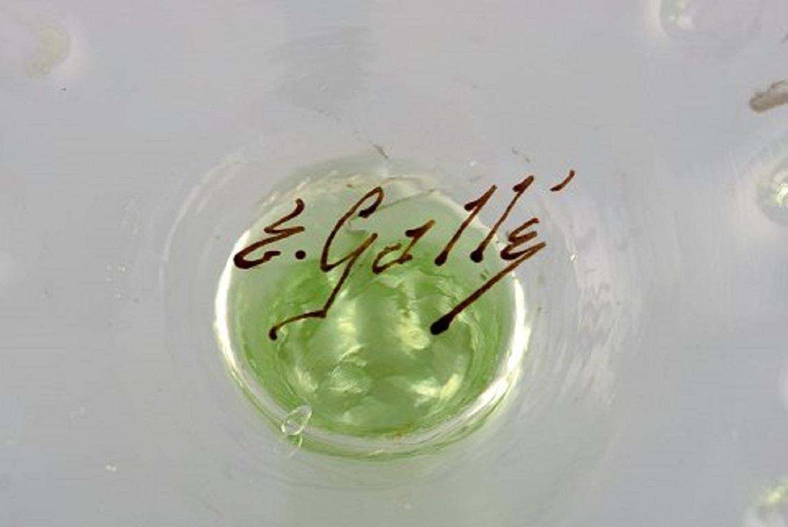 Emile Gallé, Six Early And Rare Wine Glasses And Carafe In Art Glass photo 7388.0