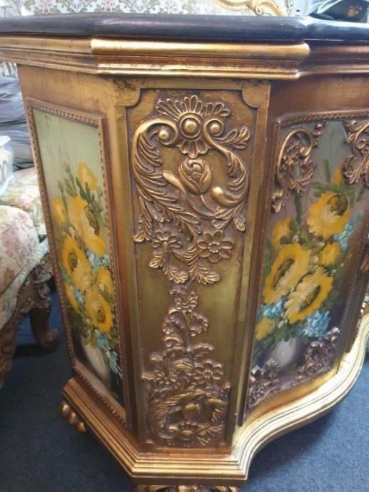 Golden Venetian Chest Of Drawers photo vintage