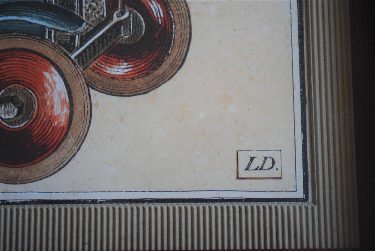 Plate From An Old Toy Catalog Framed Around 1900 photo for sale