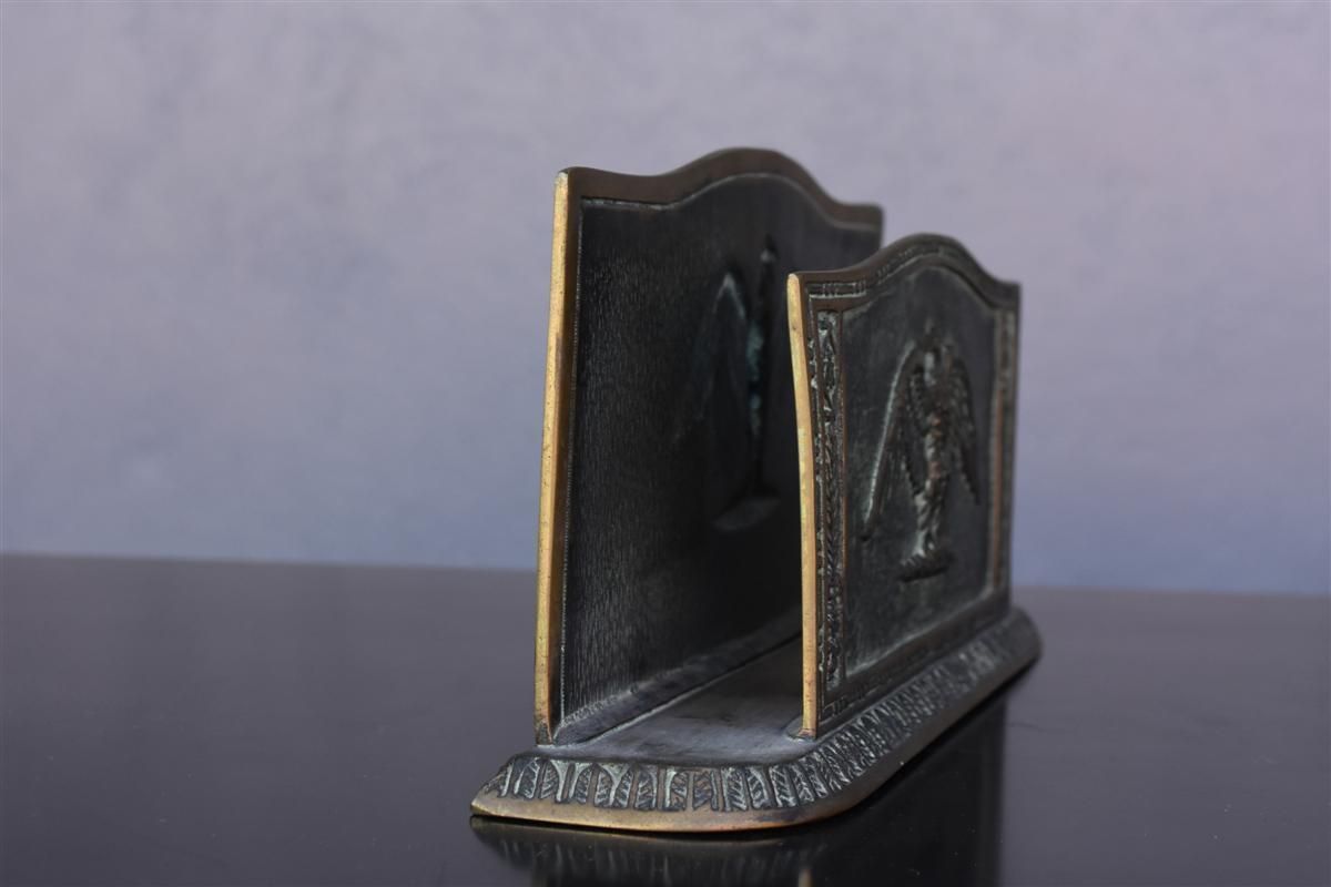 Empire Style Bronze Leverrier Desk Set With Palm Leaves Decor photo Home Decor