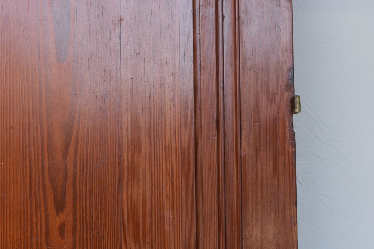Double Old Communication Door In Pitchpin Period 1900 photo vinterior