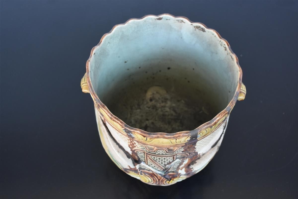 Cachepot In Swan Slip Early Twentieth photo Home Decor