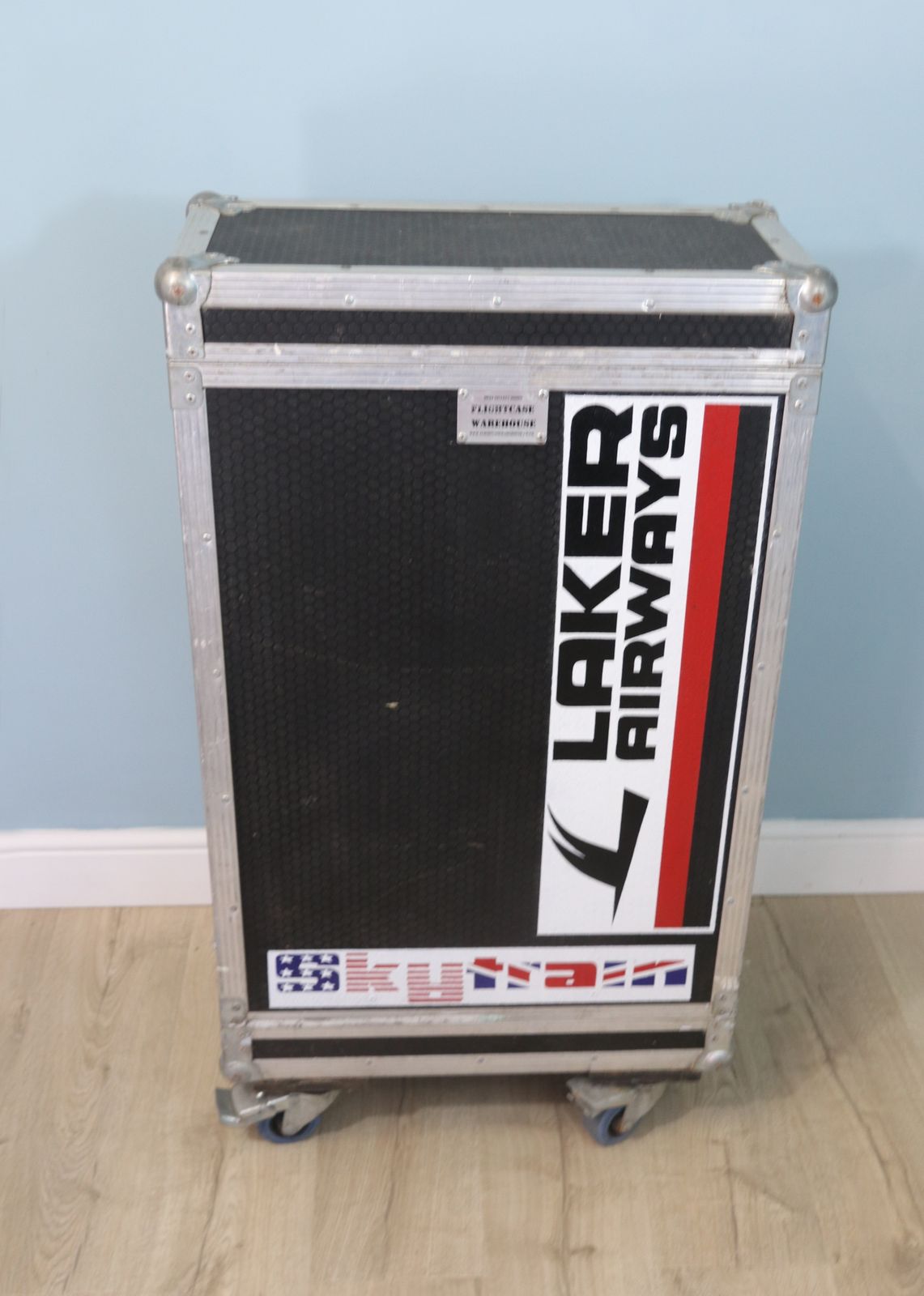 Retro Flight Case Bearing The Logo Of Laker Airways Coffee Table/Storage photo vinterior