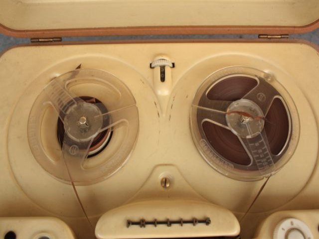 1950 2 Track Tape Recorder Phillips photo vintage