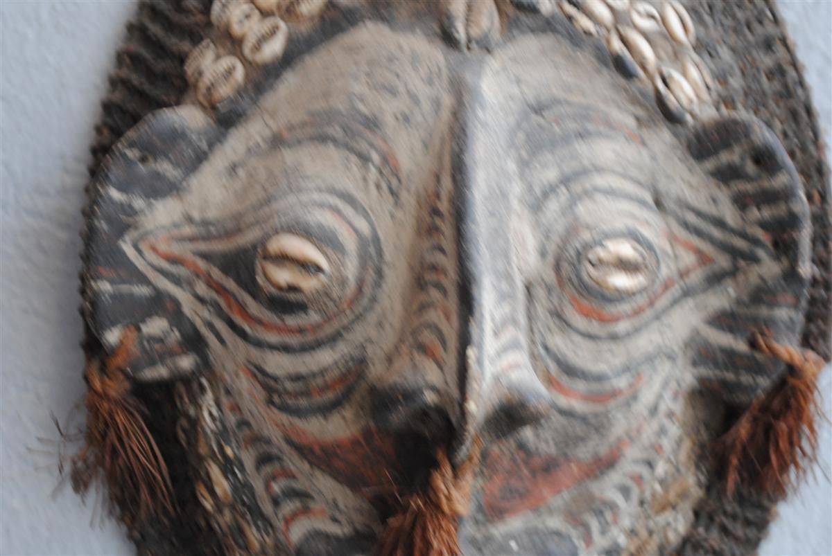 Oceanian Mask Of Sepik Or Madang Origin, Early 20th Century photo furniture