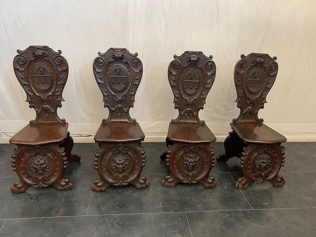 Finely Carved Neo Renaissance Chair photo furniture