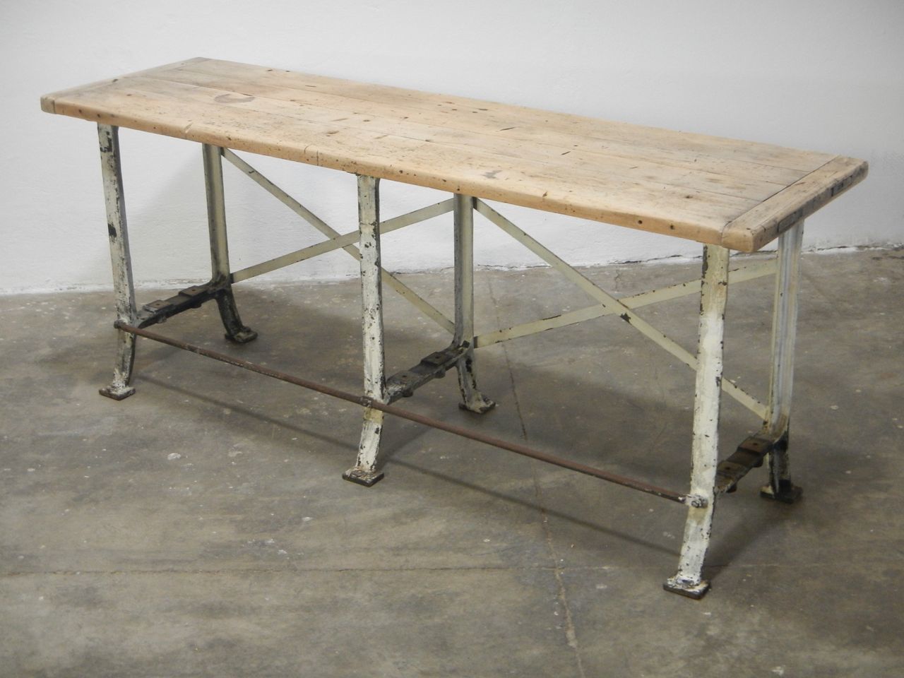 French Industrial Bench, 1920s photo for sale