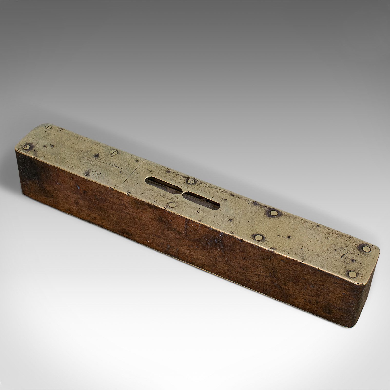 Vintage Spirit Level, English, Rosewood, Craftsman's Instrument, Circa 1950 photo furniture