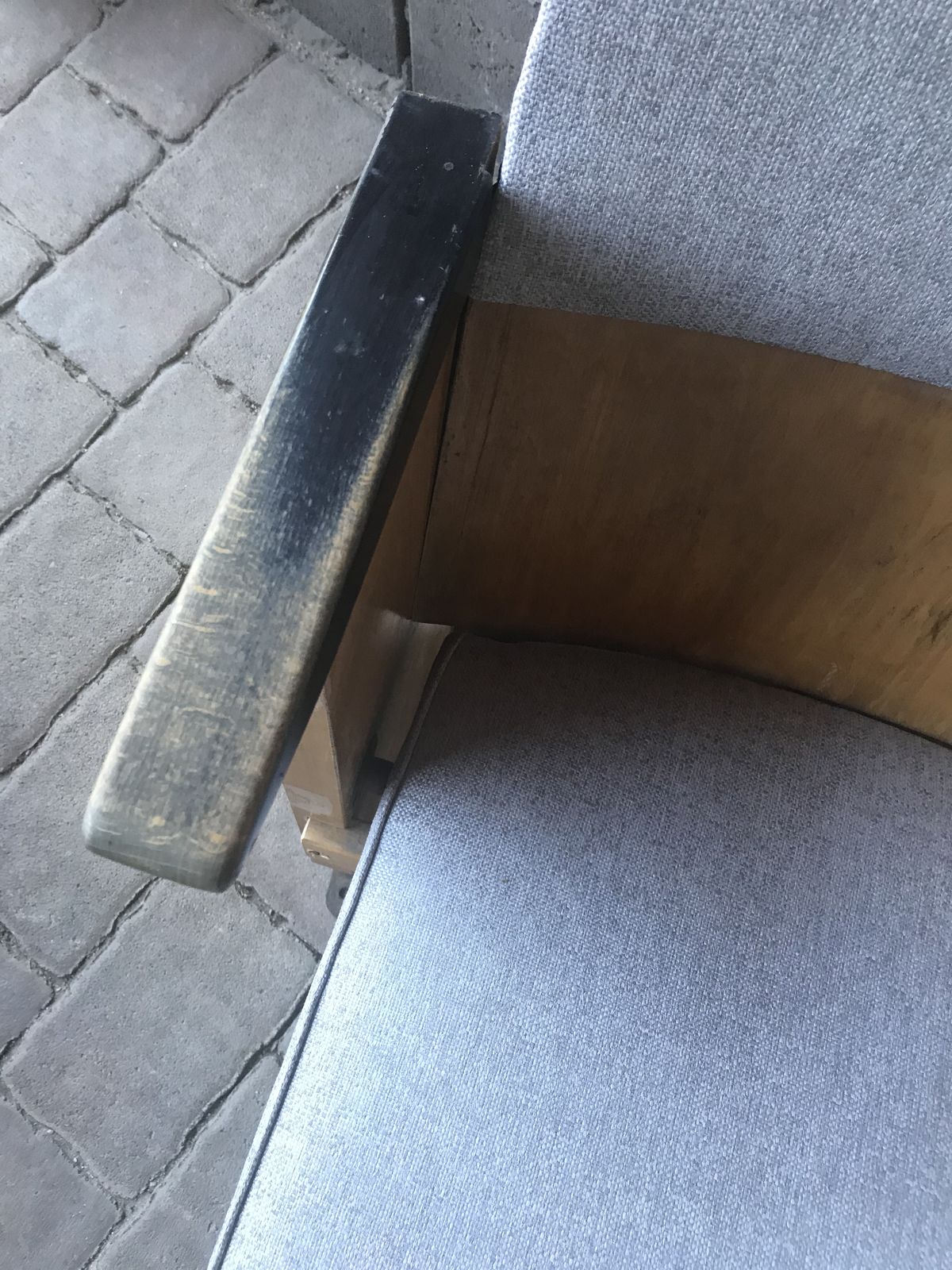 Mid Century Hungarian 1 Seater Cinema Bench From Szék és Faárúgyár, 1950s photo for sale
