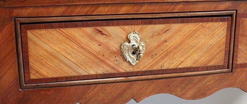 photo buy Mahogany And Rosewood Slope Desk, Regency / Louis XV Period     18th Century