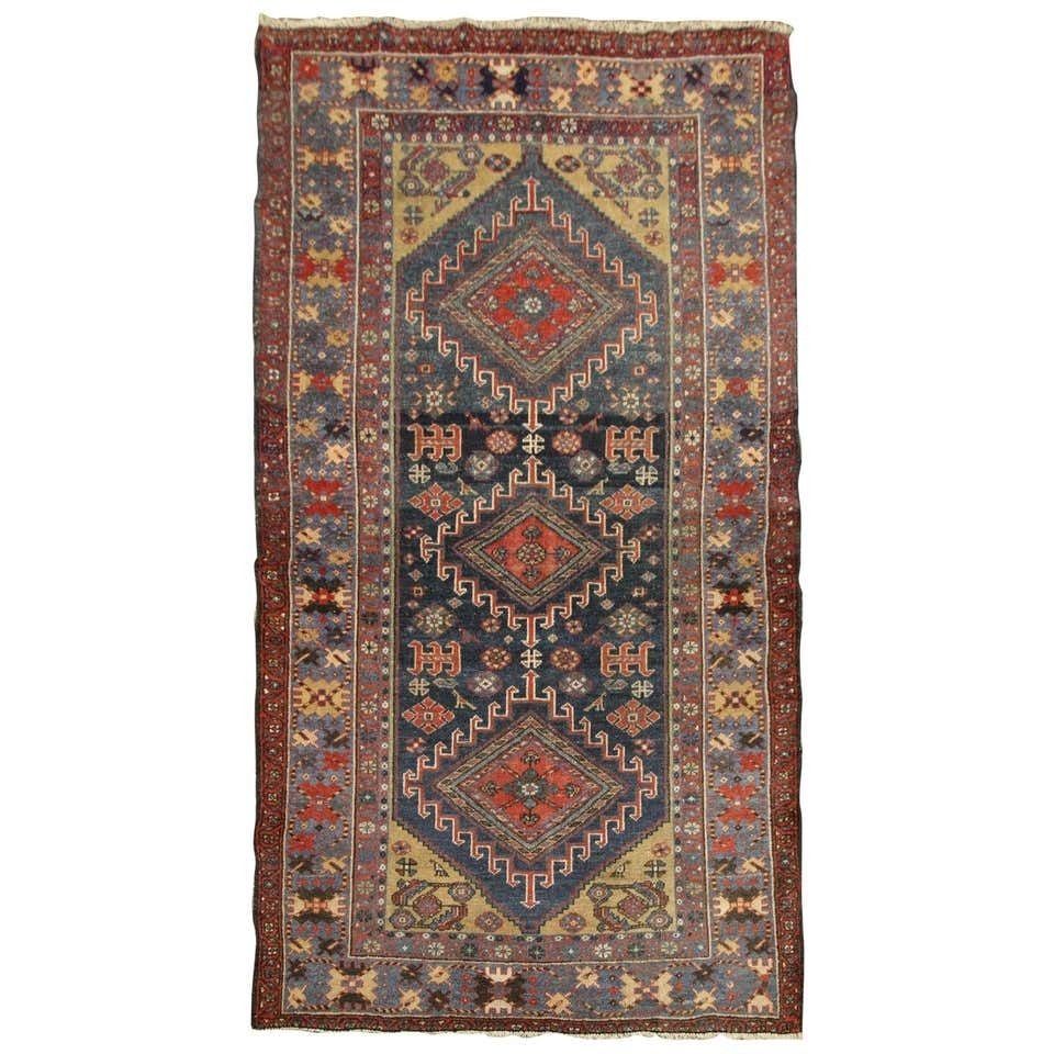 High Quality Antique Rugs Caucasian Living Room Rugs Uk, Multicolored Tribal Carpet Rug