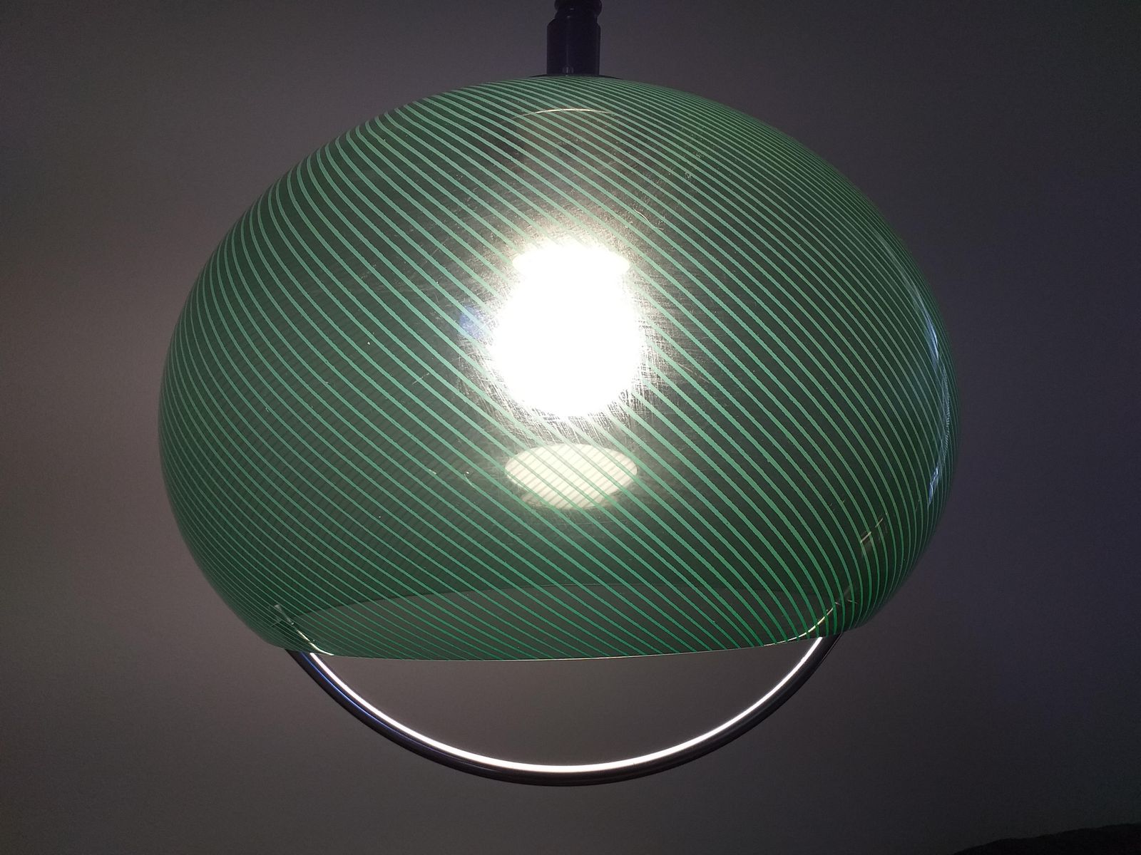 Mid Century Hanglamp Meblo, Ontworpen Door Harvey Guzzini, Italië, Jaren 1970.