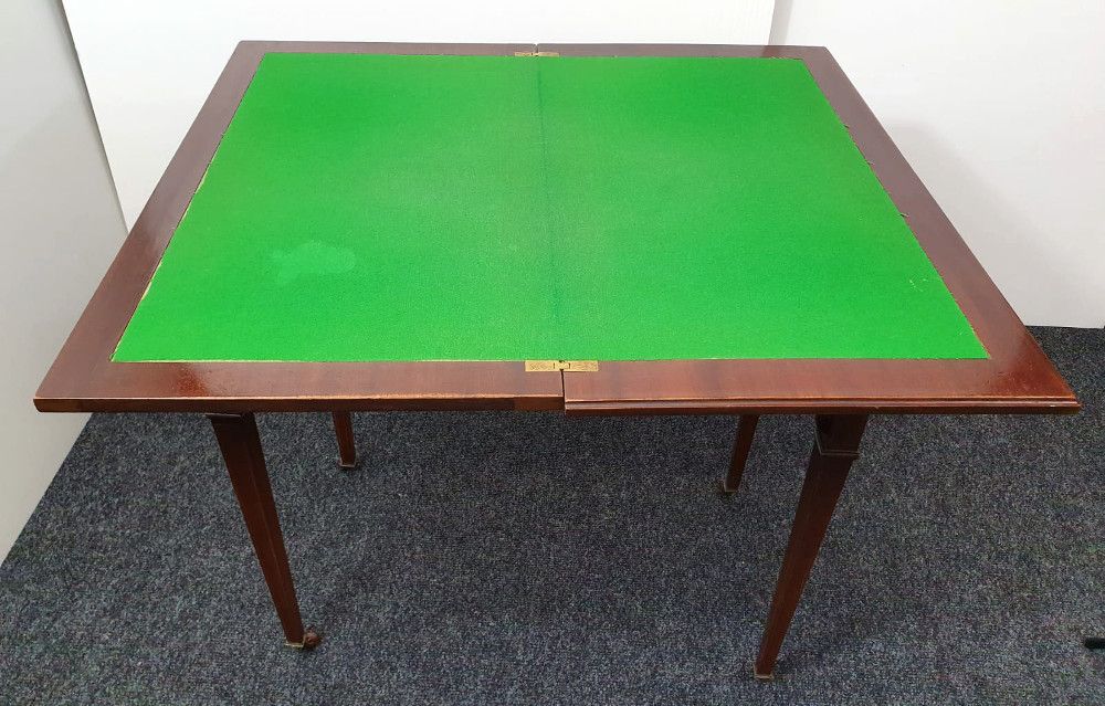 Edwardian Turn Over Leaf Card Table photo furniture