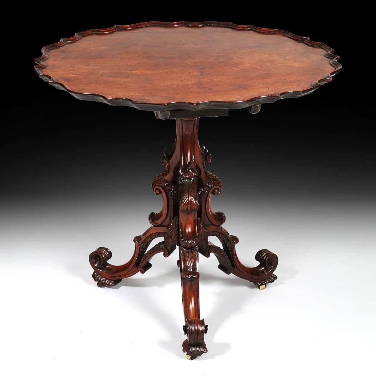 Tripod Table Attributed To James Allan Of Fredericksburg photo furniture