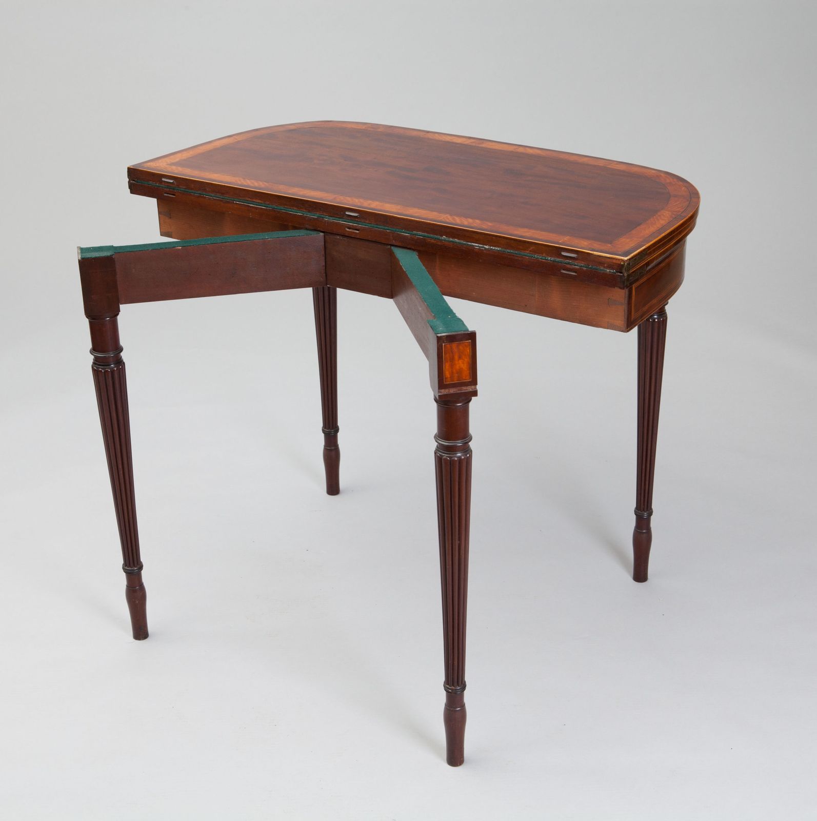 Pair Of George III Hepplewhite Mahogany Card Tables Attributed To Gillows photo Furniture