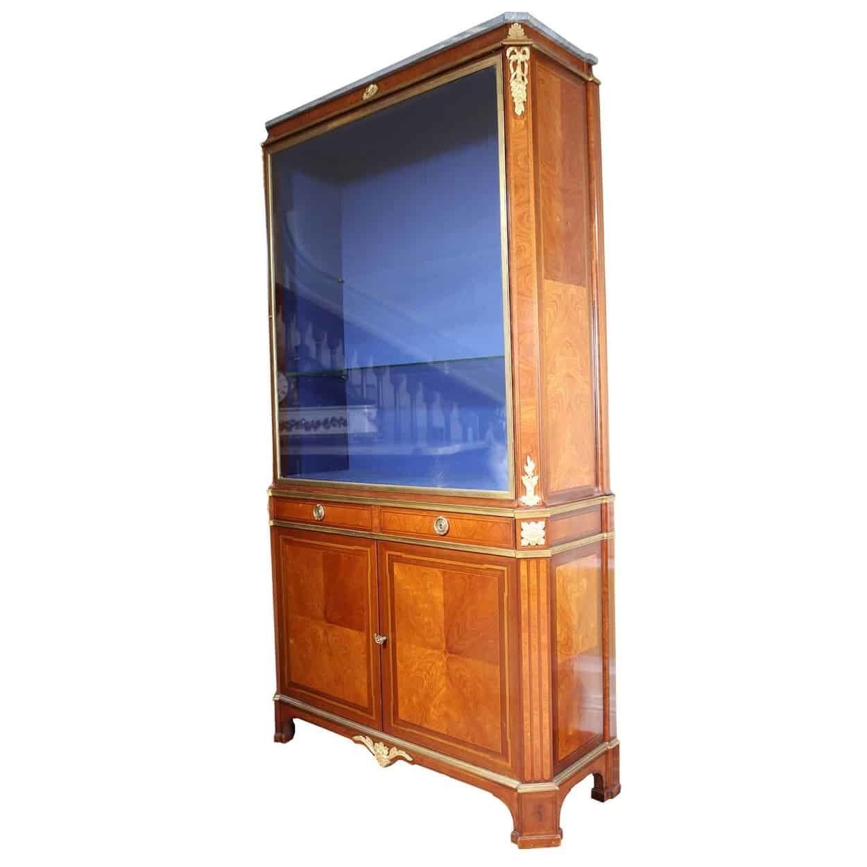 photo furniture Late 19th Century Napoleon III French Vitrine Cabinet