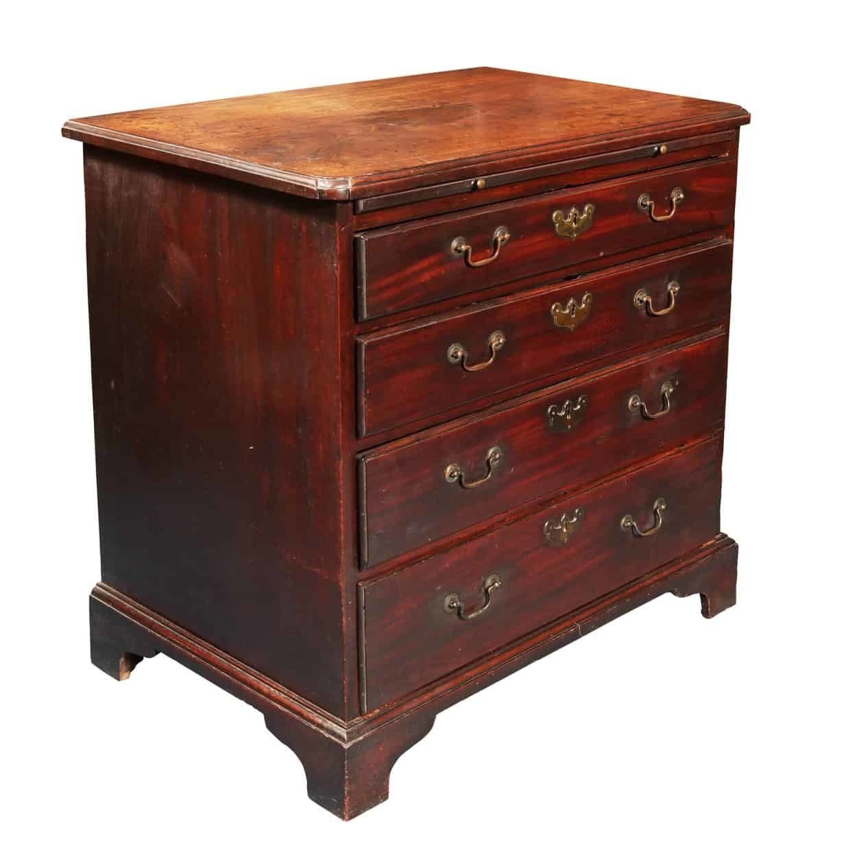 Early 18th Century George II Mahogany Chest Of Drawers photo for sale