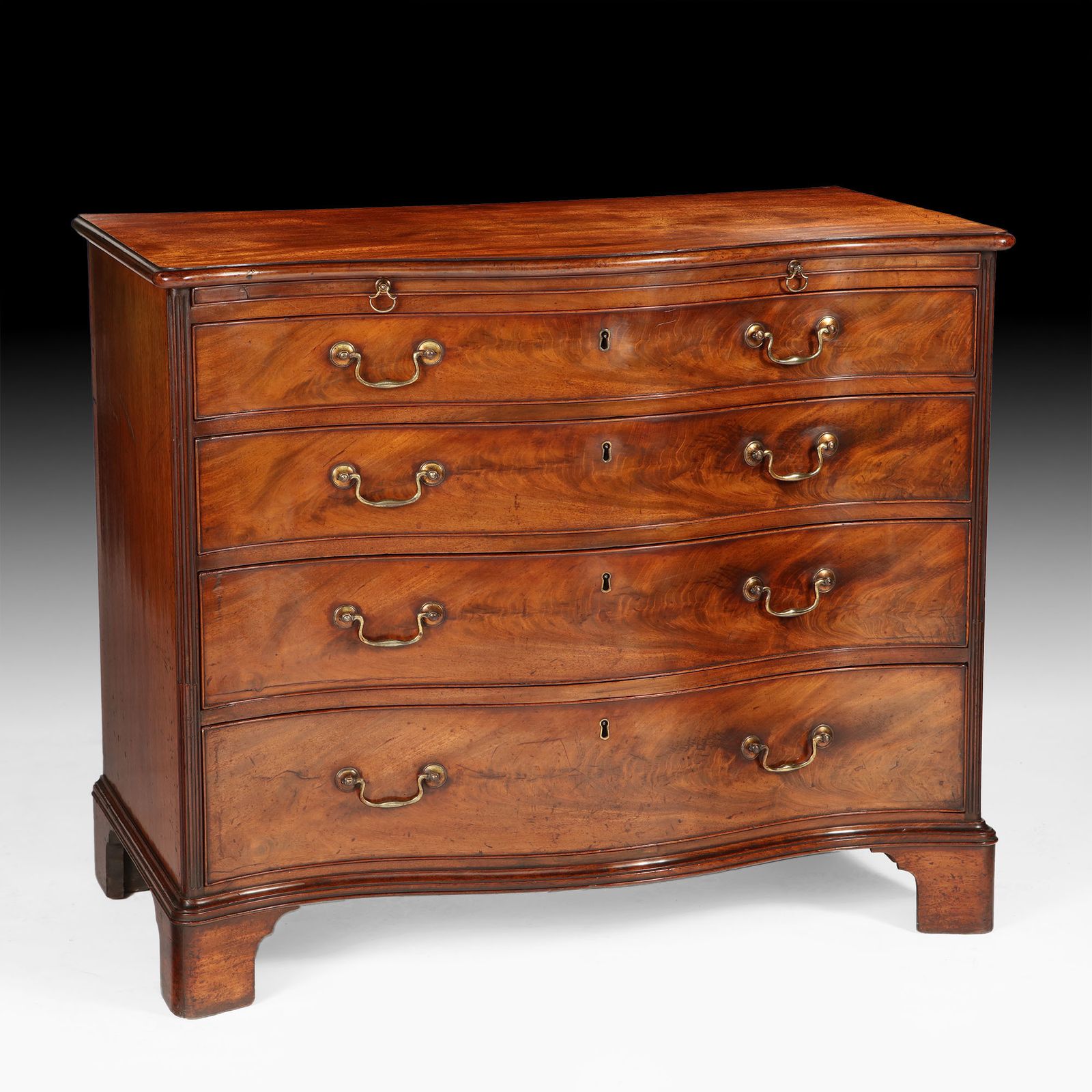 Fine George III Chippendale Chest Of Drawers